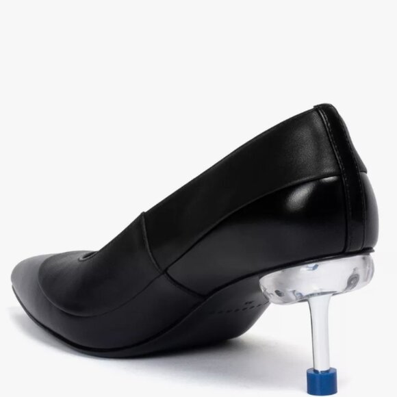 NEW 4CCCCEES Leather Osha Toddy Pumps black 253 - Picture 6 of 9